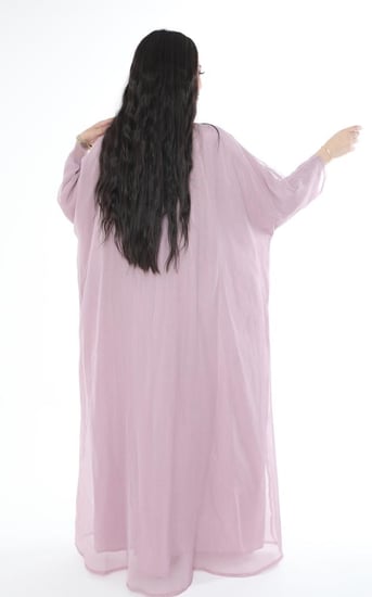 جلابية لنن مطرزة