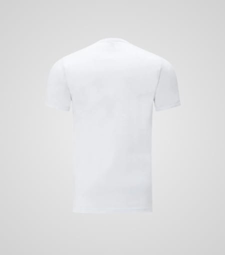 فنيلة داخلية رجالية قطن دائري أبيض ( من شادن )