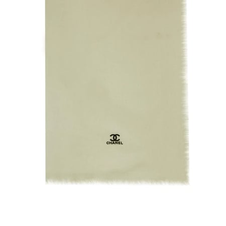 شال كشمري شانيل لون كريمي سادة - أفضل شال كشميري