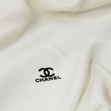 شال كشمري شانيل لون كريمي سادة - أفضل شال كشميري