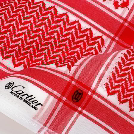 عرض شماغ شوب شماغين كارتير أبيض و أحمر - متجر شماغ شوب