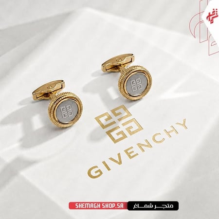 كبك ماركة جفنشي دائري بلون ذهبي و نقوش جفنشي بأفضل جوده و أفضل سعر