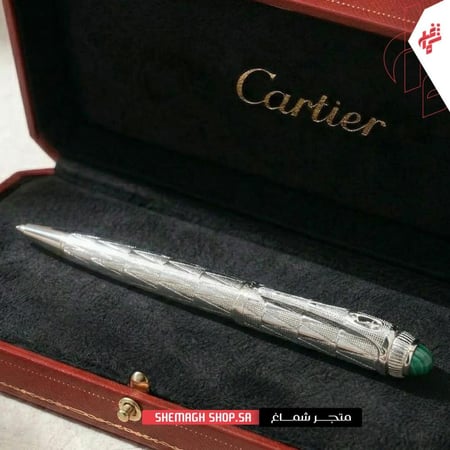 أفخم قلم رجالي ماركة كارتير فضي كلاسيك خيار مثالي لهدايا النخبة