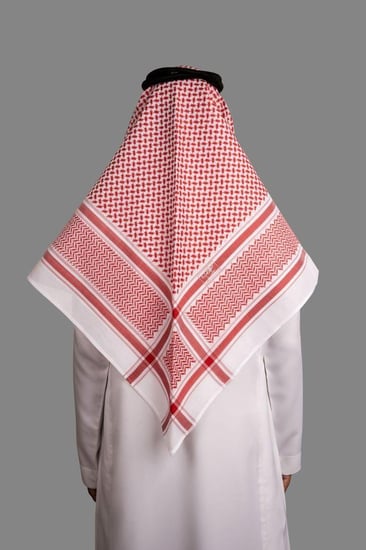 شماغ البسام الفاخر  صناعة عالية الجودة ومظهر أنيق