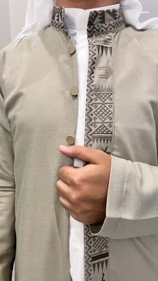 دقلة الشال السعودي (رجالي) غير مبطن