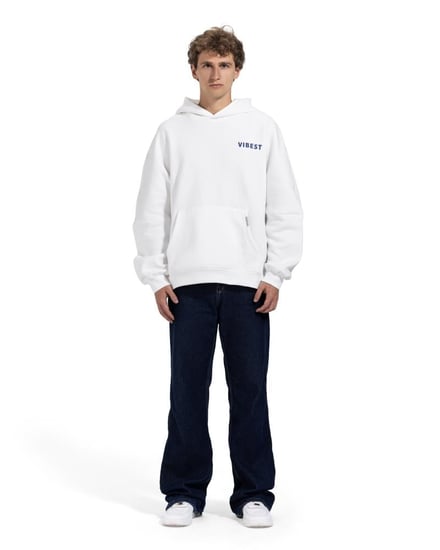 Signature White Hoodie