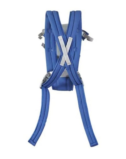 حامل أطفال قابل للتعديل مع دعم مريح وحزام - أزرق