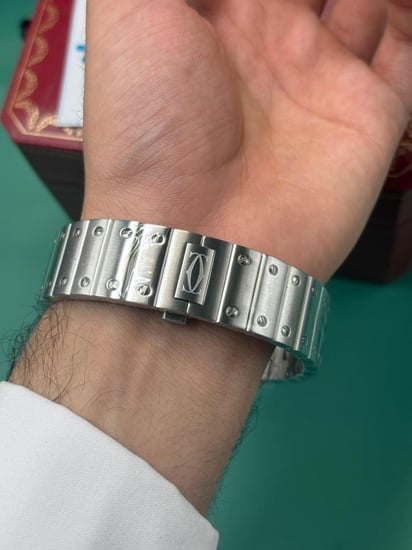 ساعة كارتير سانتوس دوال تايم أوتماتيك هاي كوالتي