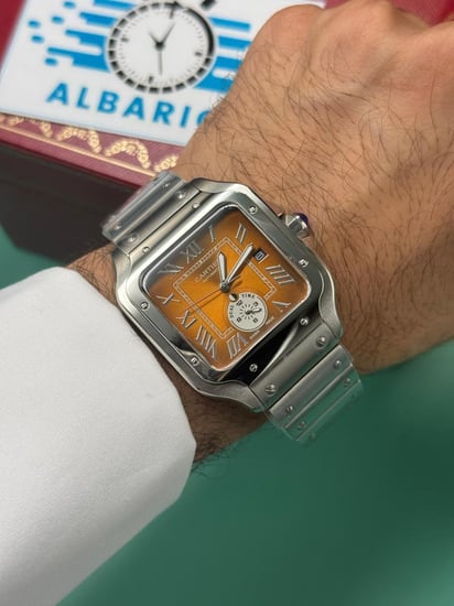 ساعة كارتير سانتوس دوال تايم أوتماتيك هاي كوالتي