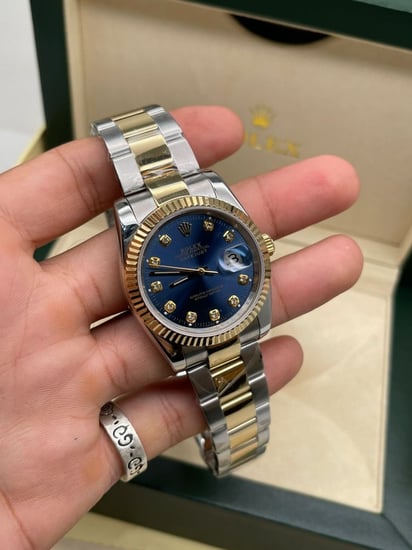 ساعة رولكس ديت جست فصوص هاي كوبي