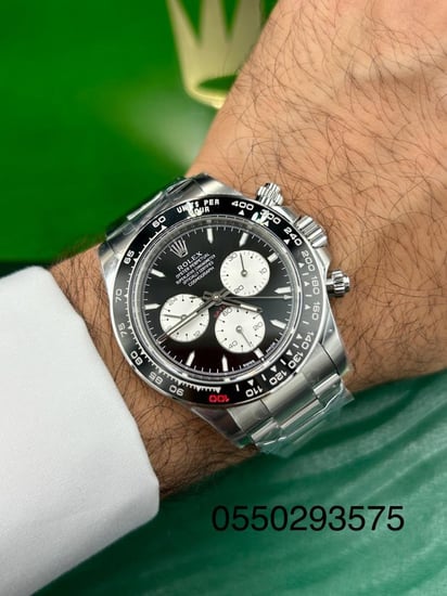 ساعة رولكس ديتونه مكينة مكشوفه كوبي سويس