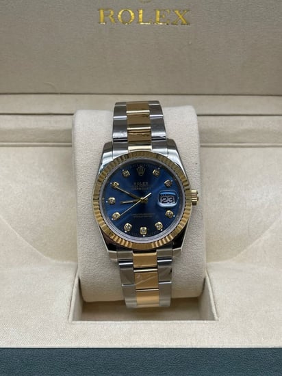 ساعة رولكس ديت جست فصوص هاي كوبي