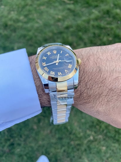 ساعة رولكس ديت جست مقاس 36