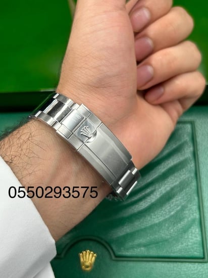 ساعة رولكس ديتونه مكينة مكشوفه كوبي سويس