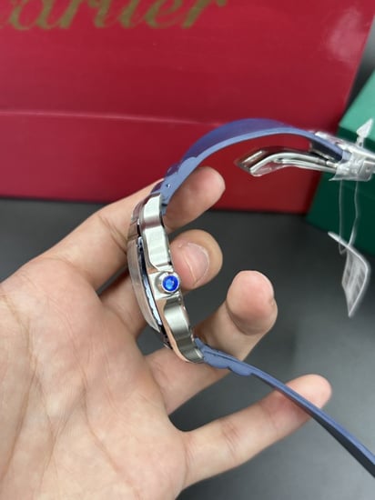 ساعة كارتير سانتوس دو أزرق هاي كوالتي