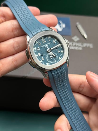 ساعة باتيك فيليب اكوانوت تريفل تايم سوبر كلون