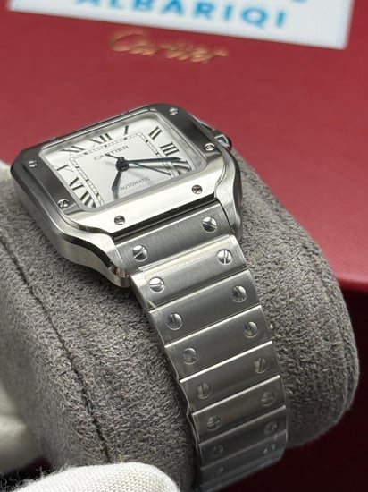 ساعة كارتير سانتوس مقاس 35 سوبر كلون