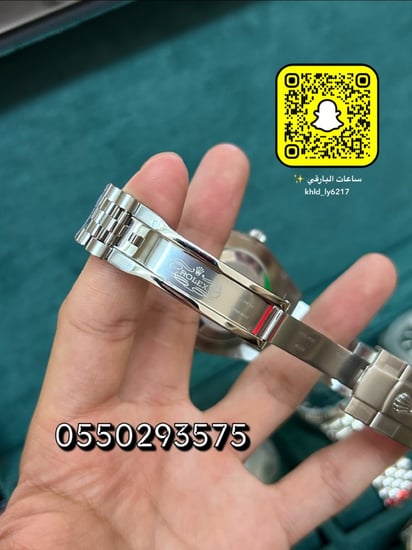 ساعة رولكس ديت جست أزرق كوبي سويس