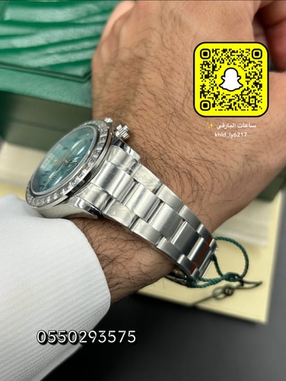 ساعة رولكس ديتونه أرقام عربية كوبي سويس