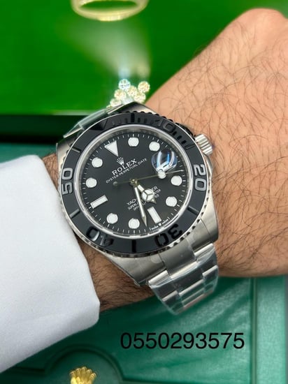 ساعة رولكس ياخت ماستر تيتانيوم كوبي سويس