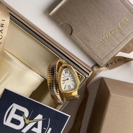 ساعة بولغري نسائية ذهبي هاي كوالتي