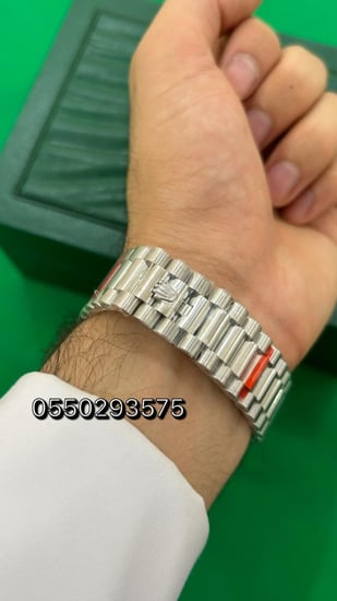 ساعة رولكس داي ديت السماوي كوبي سويس