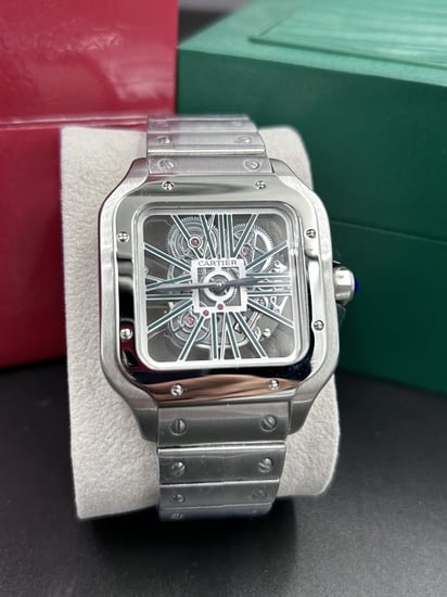 ساعة كارتير سانتوس سكيلتون هاي كوالتي