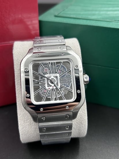 ساعة كارتير سانتوس سكيلتون هاي كوالتي