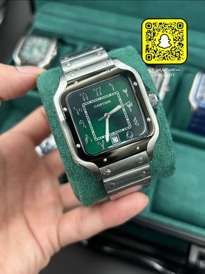 ساعة كارتير سانتوس أرقام عربية هاي كوالتي