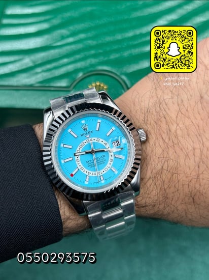 ساعة رولكس سكاي دويلر تيفاني هاي كوالتي