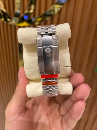 ساعة رولكس ديت جست الاخضر كوبي سويس