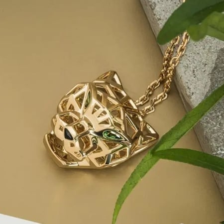 سلسال كارتير النمر لون ذهبي