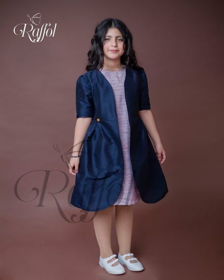 فستان بجاكيت كحلي