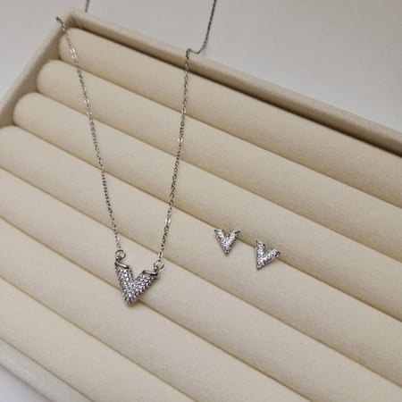 طقم لينة (لون فضي)