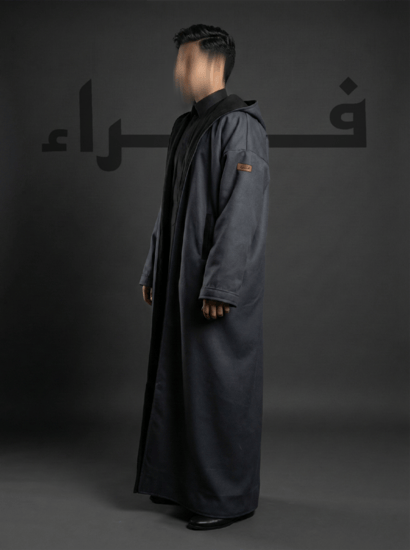 فروة الجود رمادي و أسود