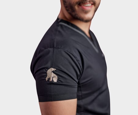 سكراب وايت ڤي-اسود