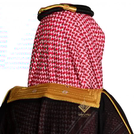 بشت ملكي اسود الفاخر