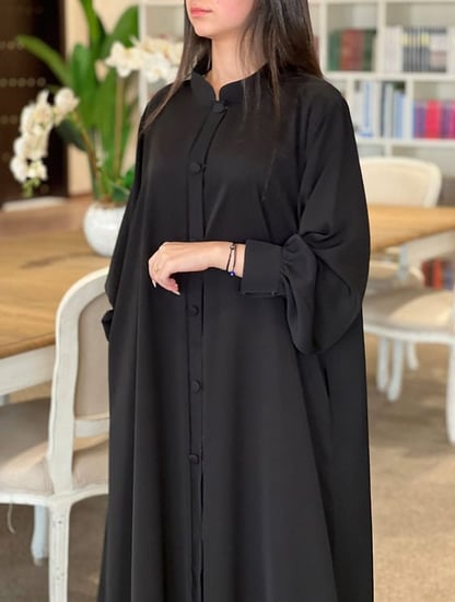 عباية رهف بجيوب مخفيه