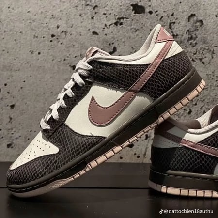Nike Dunk Low SE Snakeskin Men Casual Lifestyle Shoes Sneakers HV6932-299