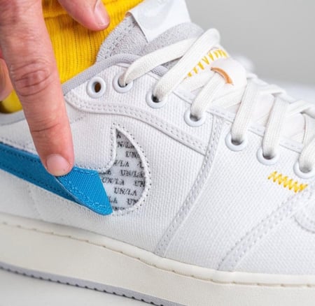 Jordan 1 Retro AJKO Low SP Union White Canvas