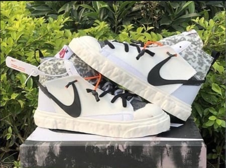 Nike Blazer leather high trainers