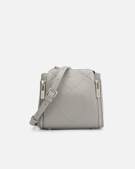 شنطة رُواء بحجم صغير لكل الأوقات بلون رمادي