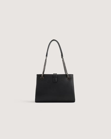 ‎ شنطة بلون أسود بحجم كبير لكل الأوقات