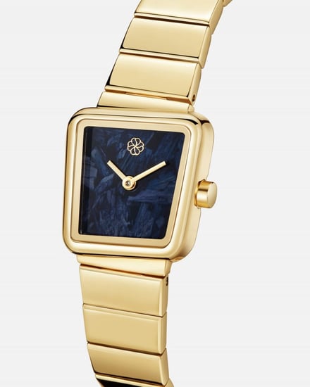 ساعة نسائية ستيل بلون ذهبي