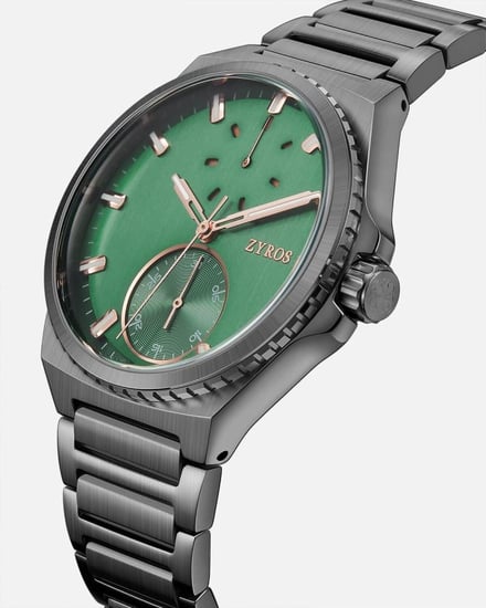 ساعة رجالية كلاسيك من الستيل باللون الرمادي