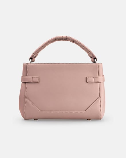 ‎ شنطة نسائية بمقاس لكل يوم بلون وردي