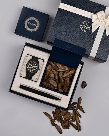 طقم هدية رجالي يعكس الذوق الرفيع