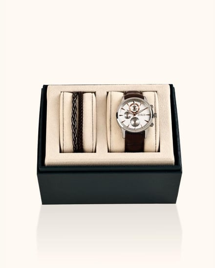 طقم هدايا رجالي أنيق ساعة واسوارة