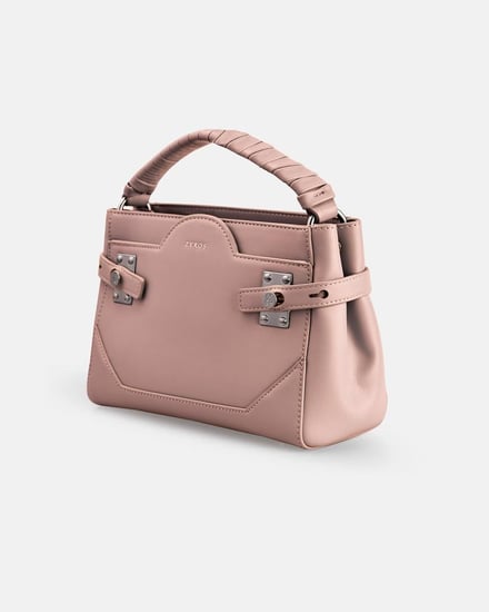 ‎ شنطة نسائية بمقاس لكل يوم بلون وردي