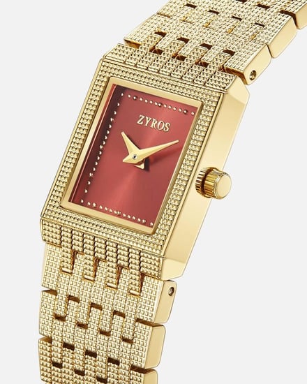 ‎ ساعة نسائية ستيل بلون ذهبي